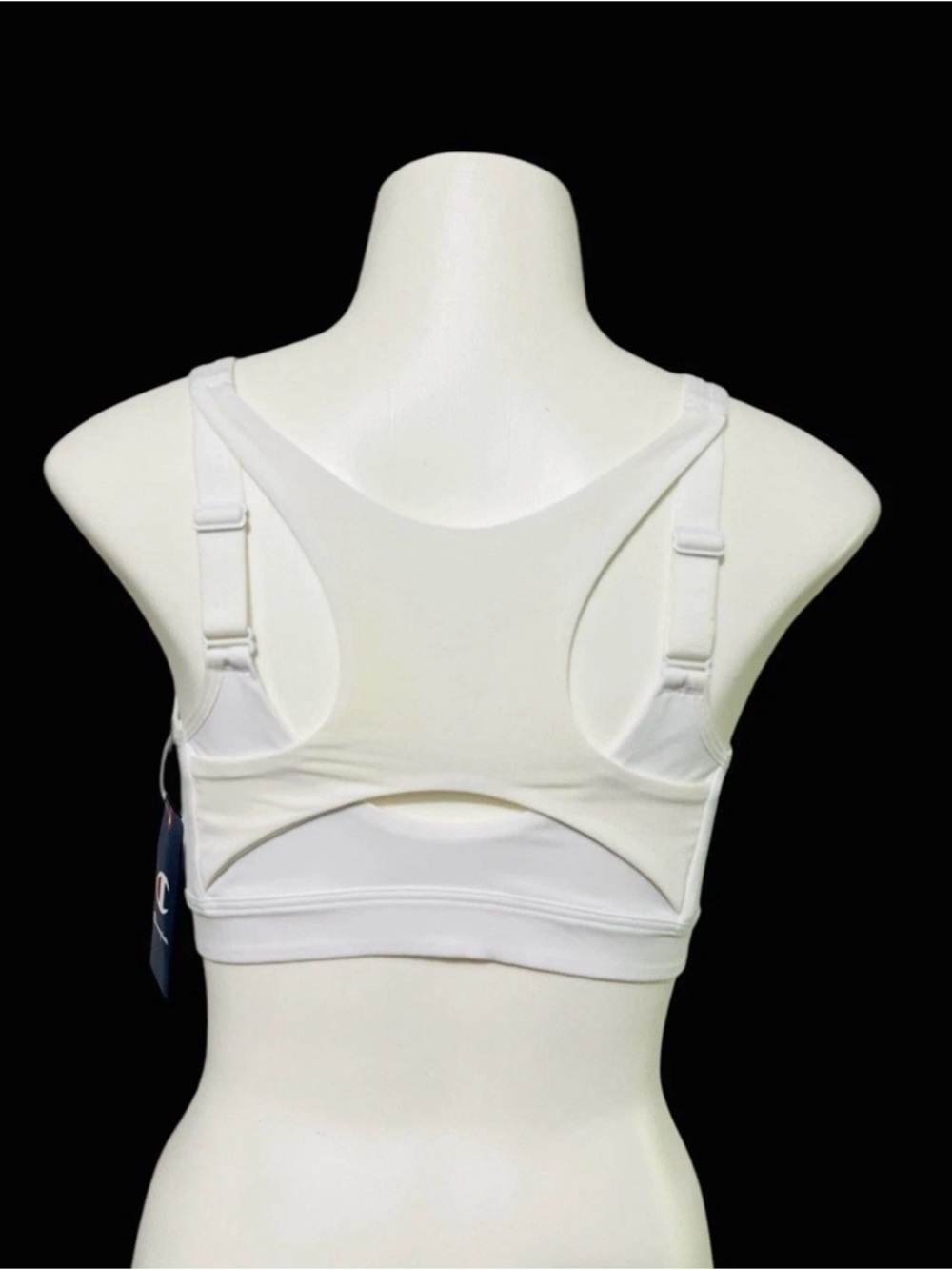 Champion Motion Control Front Zip High Impact Sports Bra White Size 42D - Picture 9 of 10